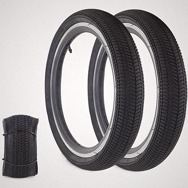 16 Bike tire 2 Pack 16 x 2.125 16 in 16” Bike tire Folding Tires Fits Most Ki...