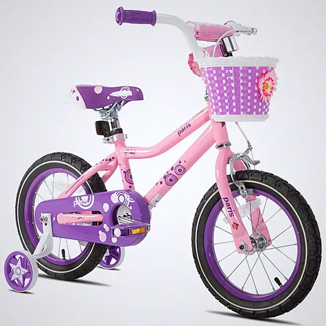 18 Inch Girls Bikes Ages 5-8 Years Girl 45-52" Children Bicycle with Training...