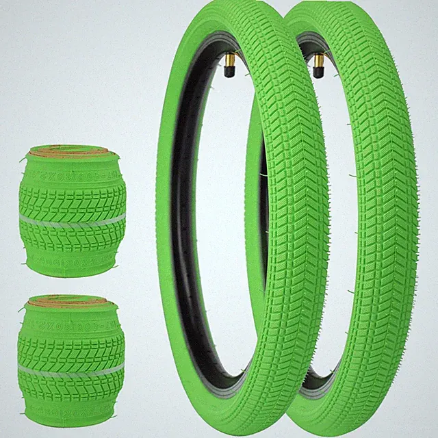 20 x 2.125 Bike tire 2 Pack 20 Kids Folding Tires Fits Most Kids Bikes,BMX Ti...