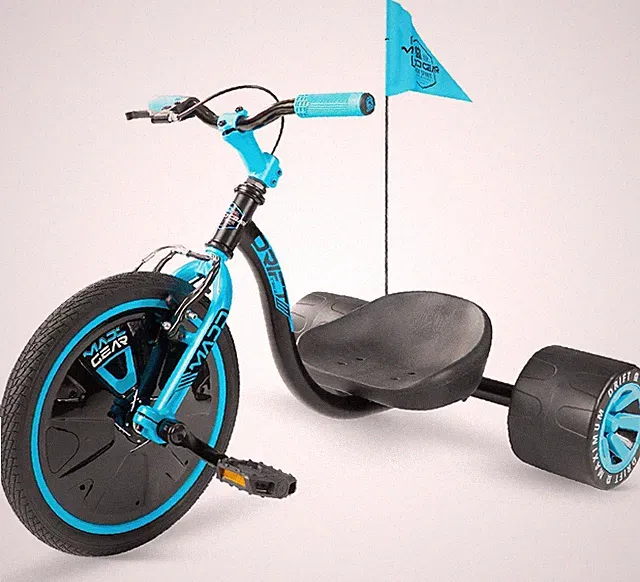 Drift Trike for Kids Ages 5+ – 16" Front Wheel Ride-On with Adjustable Seat S...