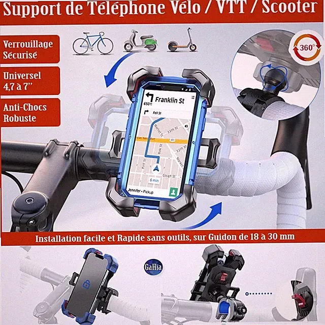 Joyroom Phone Mount For Bike MTB Scooter Secure Lock Anti Vibration, Handlebar