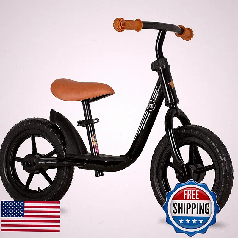 Joystar 10 Inch Toddler Balance Bike 2 Year Old Push Bicycle Footrest Glider