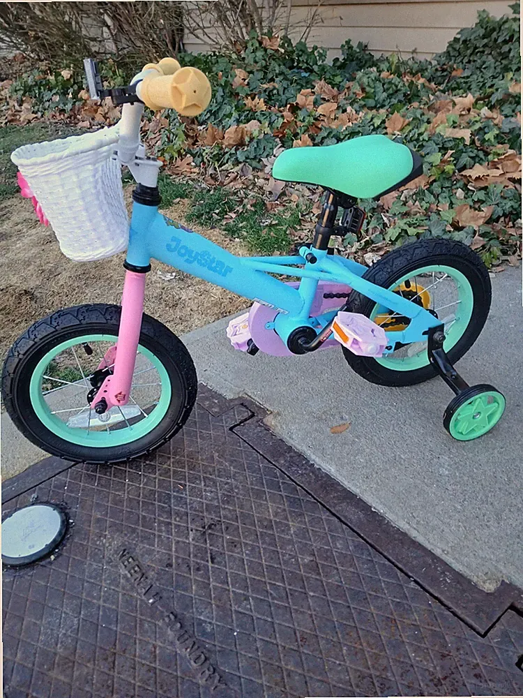 JOYSTAR 12 Inch Kids Bike for 2-7 Years Girls 33 Inch Tall, Toddler