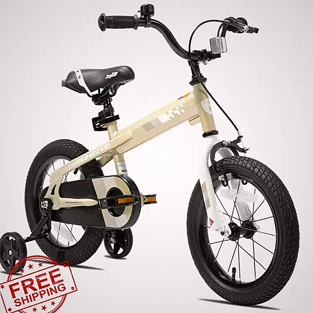 JOYSTAR 12 Inch Sandy Kids Bike w/ Training Wheels