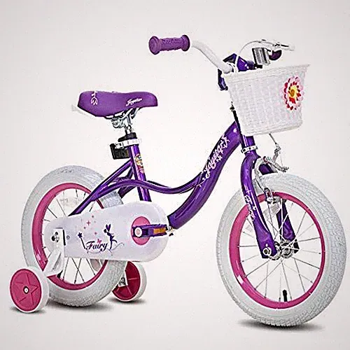 JOYSTAR 14 Inch Kids Bike for Ages 3 4 5 Years Girls, Toddler Bike with Training