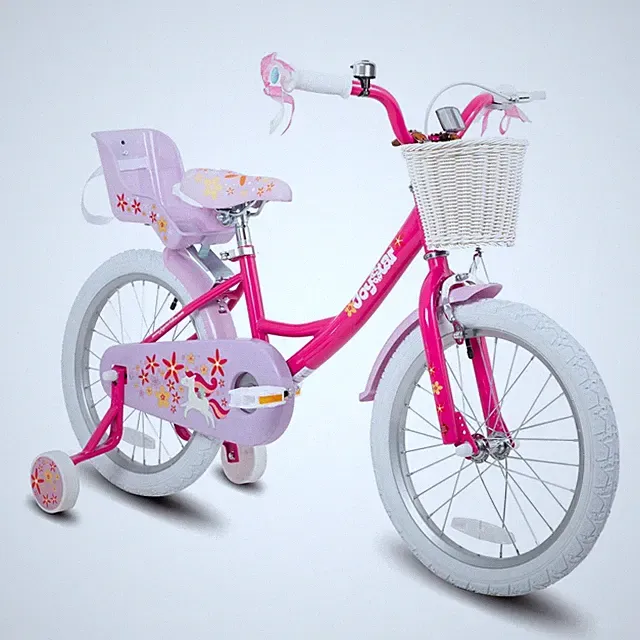 Joystar BIKE049pl-18 Unicorn 18inch Girls' Bike, Mint Purple