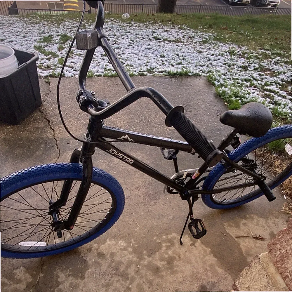 Joystar Brockway BMX Bike Black/Blue 20in Steel Frame Caliper Brakes