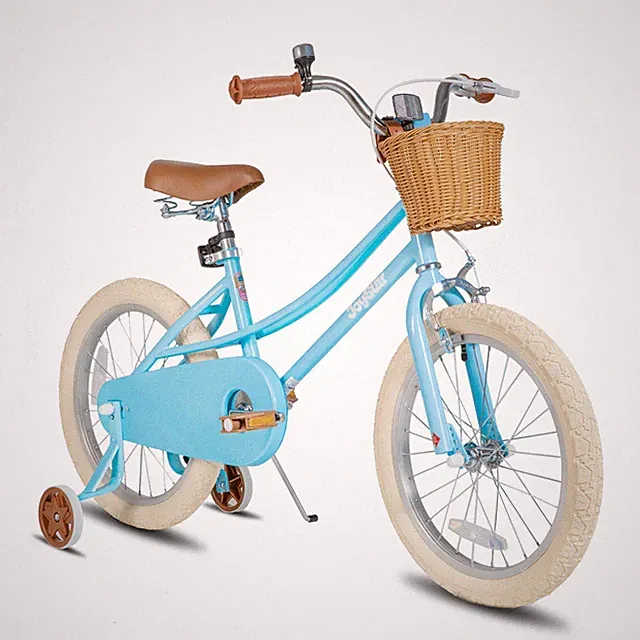 JOYSTAR Girls Bike 5-13 Yrs Old 18 20 inch with Training Wheels basket stickers