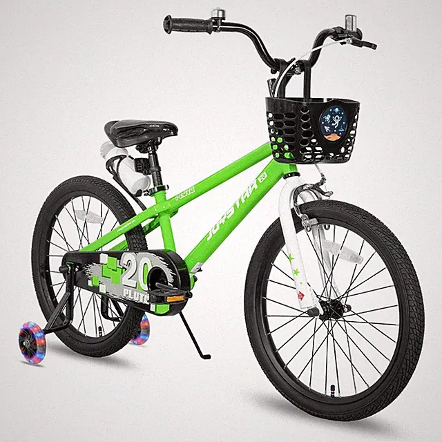 JOYSTAR Kids Bike 18 20 Inch Boy bike Age 5-13 Year old Luminous Training Wheels