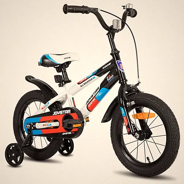 Joystar New Berry 12 Inch Kids Bike White Training Wheels