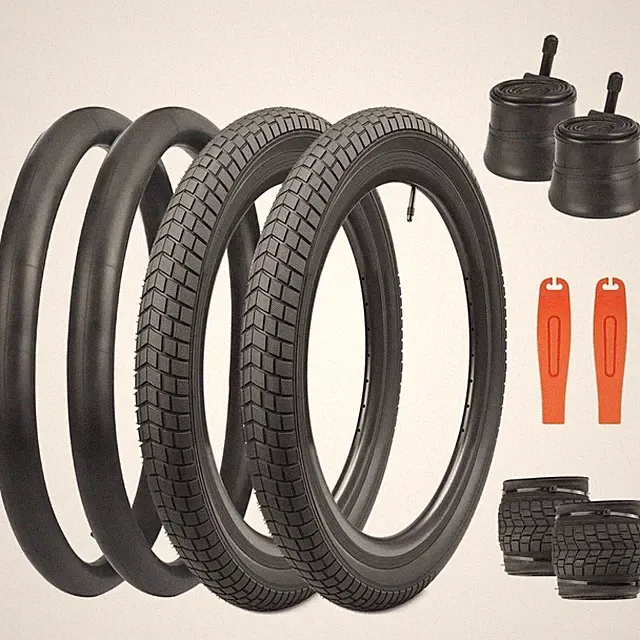 Kids 20x2.125 Bike Tires Set with Tubes