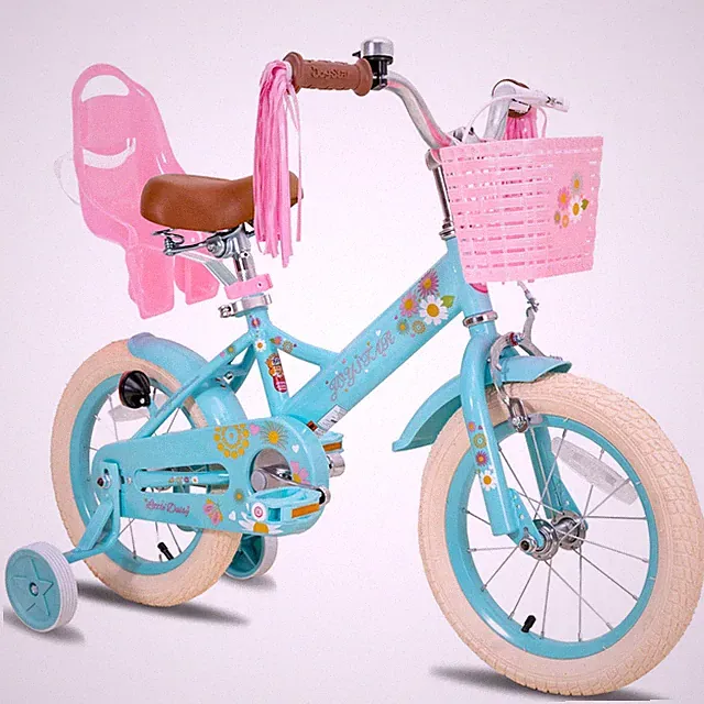 Kids Bike 16 Inch Training Wheels Girls Bicycle Doll Seat JOYSTAR 4-7 Little