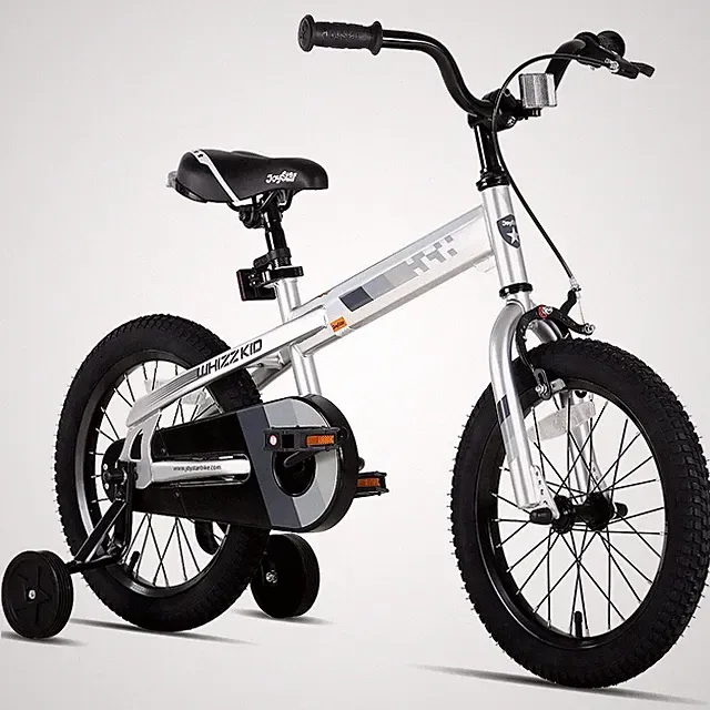 Kids Bike 16 Inch Training Wheels Silver Boys Girls JOYSTAR BIKE039sv Ages Years