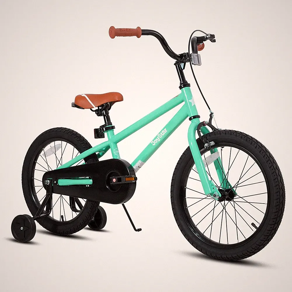 Kids Bike 20 Inch Training Wheels Handbrake Mint Green JOYSTAR Totem 7-10 Girls
