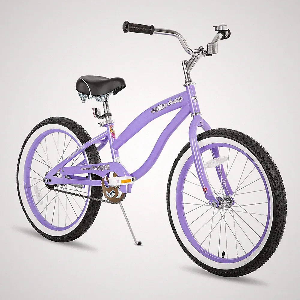 Kids Cruiser Bike 20 Inch Single Speed Coaster Brake Purple JOYSTAR 6-10 Girls