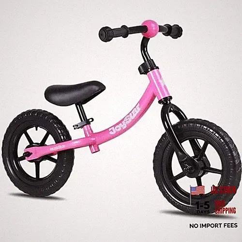 Toddler Balance Bike 2 Year Old, Age 18 Months to 5 Years Old, No Pedal Pink